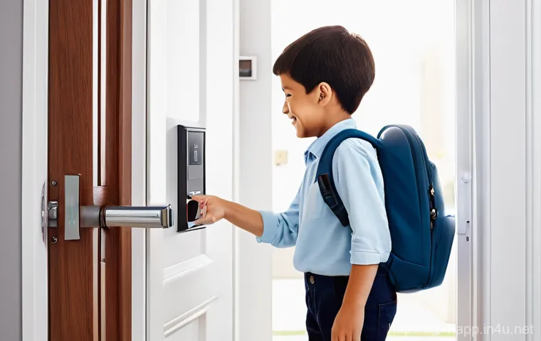 홈시큐리티 시스템 설정 - **"A Secure Home Exterior: Deterring Intruders"**
    A well-maintained suburban house during the da...