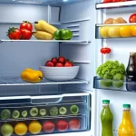 냉장고 냄새 제거 방법 - Here are three detailed image generation prompts in English, inspired by the provided text, focusing...